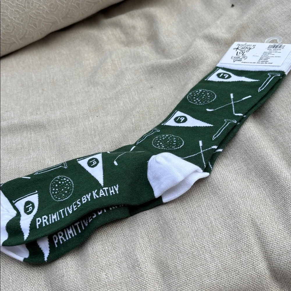 NWT Primitives by Kathy Golf Socks
